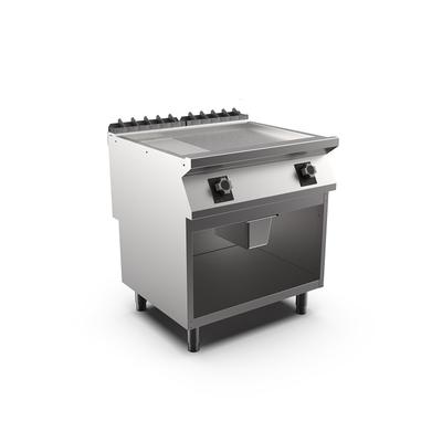 Mareno M1-900 Elektrische Bakplaat Met 2/3 Gladde En 1/3 Geribbelde Mat Verchroomde Plaat - 80cm -  191.255 1