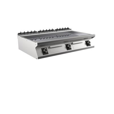 Mareno M1-900 Elektrische Bakplaat Met Gladde Verchroomde Plaat - 120cm -  191.258 1