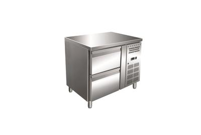Gastro-Inox RVS GN Koelwerkbank met 2 Laden, Geforceerd Gekoeld - 202.219 1