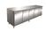Gastro-Inox RVS GN Koelwerkbank met 4 Deuren, Geforceerd Gekoeld - 202.240 1