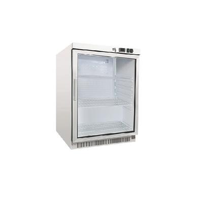 Gastro-Inox Wit Stalen Koeling 200 Liter Met Glasdeur, Statisch Gekoeld Met Ventilator, Gastro-Inox 204.002 1