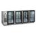 Marecos RVS Flessenkoeling Met 4 Glazen Deuren -  206.043 1