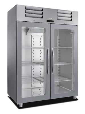Marecos Excel Line Roestvaststalen GN2/1 Koeling met Glasdeur 1400 Liter, Geforceerd Gekoeld - Gastro-Inox 221.012 1