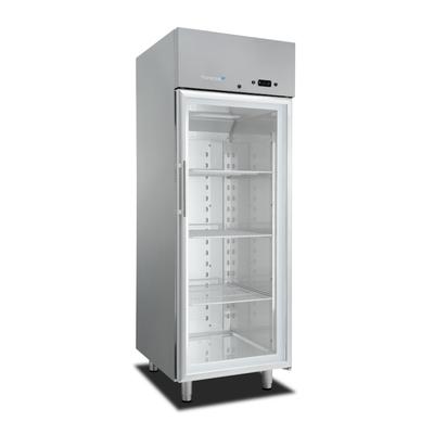 Marecos Softline Roestvaststalen GN2/1 Koeling met Glasdeur 700 Liter - Geforceerd Gekoeld - Gastro-Inox 221.022 1
