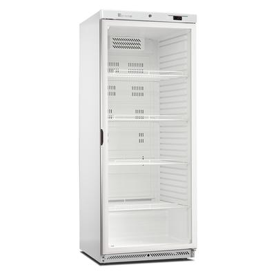 Marecos Wit Stalen GN2/1 Koeling met Glasdeur 600 Serie, Statisch Gekoeld met Ventilator - Gastro-Inox 221.103 1