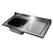 Spoeltafelwerkblad Bak L Roestvast Staal AISI 304 1400x700x40mm - 305.363 1