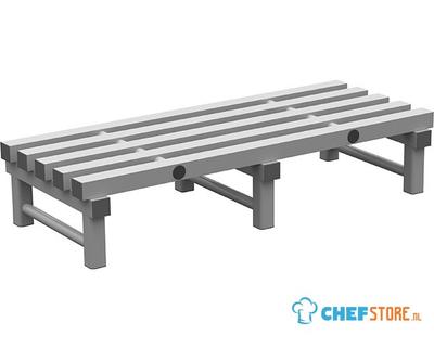 308.121 REA Grey opslagrooster/vlonder 1200(l)x500(d)x250(h)mm