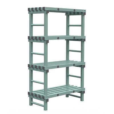 REA Euro Stelling 1000(l)x500(d)x1760(h)mm Met 4 Schappen, Gastro-Inox 308.150 1