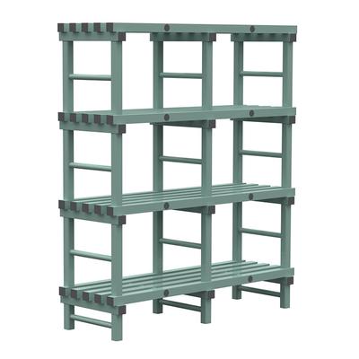 REA Eurostelling 4 Schappen 1500(l)x500(d)x1750(h)mm, Gastro-Inox 308.155 1