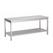Gastro-Inox RVS Werktafel Met Onderblad, 1200(l)x600(d)x850(h)mm, Gastro-Inox 311.206 1