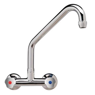Gastro-Inox High Performance Duobloc Hoog Muurmodel 25(Ø)mm Mengkraan 250mm, Gastro-Inox 402.012 1