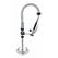 Gastro-Inox Monobloc Voorspoeldouche Met Draaihendels. Totale Hoogte 700mm, Gastro-Inox 402.101 1