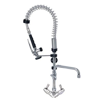 Gastro-Inox Monobloc Voorspoeldouche Met Draaihendels/zwenkkraan. Totale Hoogte 700mm, Gastro-Inox 402.105 1