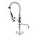 Gastro-Inox Monobloc Voorspoeldouche Met Draaihendels/zwenkkraan. Totale Hoogte 700mm, Gastro-Inox 402.105 1