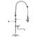 Gastro-Inox Monobloc Voorspoeldouche Met Draaihendels/zwenkkraan. Totale Hoogte 1200mm, Gastro-Inox 402.106 1