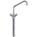 Gastro-Inox High Performance Monobloc Ø25mm Mengkraan, Lengte 300mm op 200mm Kolom, Gastro-Inox 402.221 1