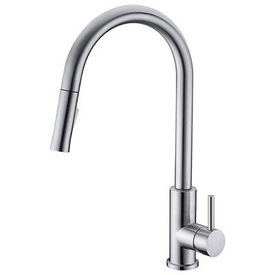 Monobloc Keuken Mengkraan met Uittrekbare Sproeikop Roestvast Staal AISI 304 - 402.302 1