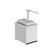 Kalando Roestvaststalen Dispenser met Witte Drukknopbediening 1 9 Liter met Container - 503.131 1