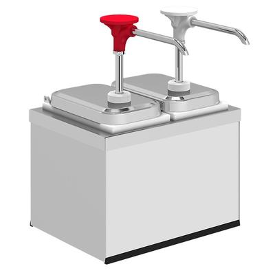 Kalando Roestvaststalen Dispenser met Drukknopbediening 2x 1 9 Liter met Container - 503.134 1