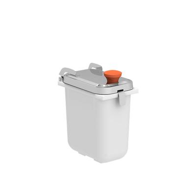 Kalando Opslag Container met Deksel Voorzien van Oranje Drukknopdispenser 1 9 Liter - 503.144 1