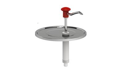 Emmerdispenser 10 Liter Met Drukknopbediening, Met RVS Deksel, Gastro-Inox 503.155 1