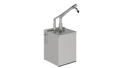 Sausdispenser Met Hevelbediening En GN 1/6 Bak Roestvrijstaal 18/10, Gastro-Inox 503.180 1