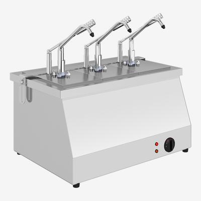 Dispenser Voor Warme Sauzen Met Triple Hevelbediening, GN 1/4, Gastro-Inox 503.194 1