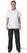 Unisex T-shirt wit | maat M | A103-M 3