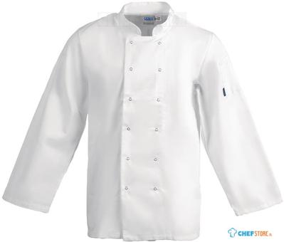 Whites Vegas koksbuis lange mouw wit L | A134-L 1