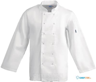 Whites Vegas koksbuis lange mouw wit S | A134-S 1