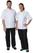 Whites Vegas koksbuis korte mouw wit S | A211-S 3