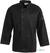 Whites Vegas unisex koksbuis lange mouw zwart L | A438-L 1