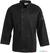 Whites Vegas unisex koksbuis lange mouw zwart XS | A438-XS 1