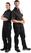 Whites Vegas unisex koksbuis korte mouw zwart M | A439-M 8