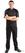 Whites Vegas unisex koksbuis korte mouw zwart S | A439-S 7