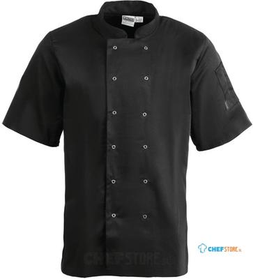 Whites Vegas unisex koksbuis korte mouw zwart XS | A439-XS 1