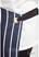 Whites halterschort blauw-wit gestreept met zak | A535 6