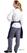 Whites halterschort donkerblauw | A543 4