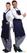 Whites halterschort donkerblauw | A543 8
