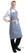 Whites halterschort blauw-wit geblokt | A554 5