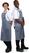 Whites waterdicht schort blauw-wit gestreept | A580 7