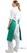 Whites PVC nylon halterschort groen | A590 7