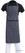 Whites halterschort blauw-wit gestreept extra lang | A662 1