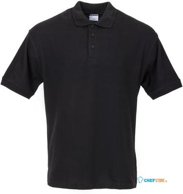 Unisex poloshirt | zwart | maat L | A735-L 1