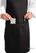 Chef Works halterschort zwart | A924 3