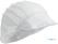 Whites nylon muts met klep en haarnet | B226 4