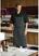 Chef Works Premium geweven schort zwart-wit gestreept | B248 4