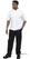 Whites Boston unisex koksbuis korte mouw wit S | B250-S 2