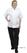 Whites Boston unisex koksbuis korte mouw wit XL | B250-XL 4