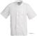 Whites Boston unisex koksbuis korte mouw wit XS | B250-XS